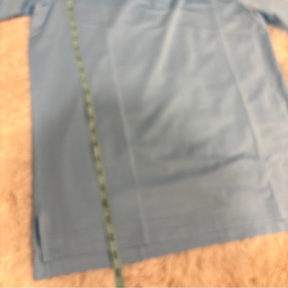 Men's FootJoy Dri Release light blue striped Golf Polo Medium NWT - Picture 5 of 13